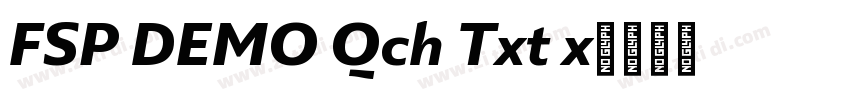 FSP DEMO Qch Txt x字体转换 FSP DEMO Qch Txt x字体转换